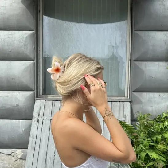 Hårklemme, blomst, flere farver Express