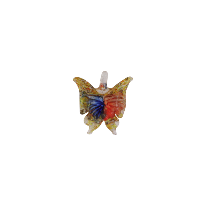 Find Pendant, blue/coral butterfly, handmade glass among our large selection of Pendants at Beadhouse of Copenhagen today. Remember free shipping over DKK 400