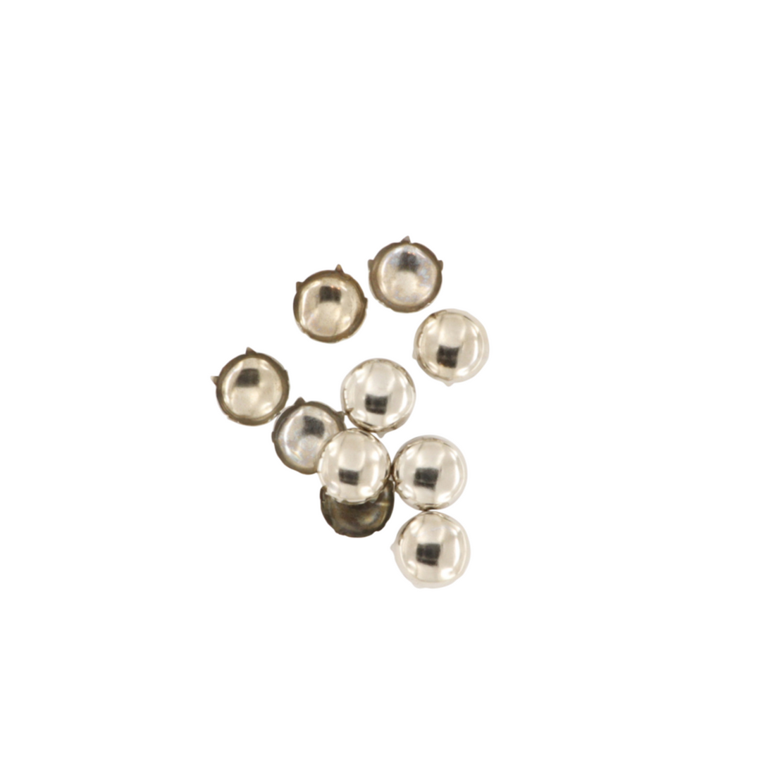 Nitter, runde, forsølvet og forgyldt, 10-100 stk, flere varianter Beadhouse of Copenhagen
