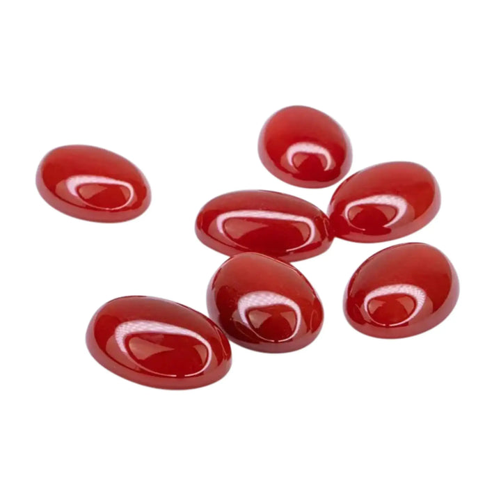 Cabochon, carnelian, oval, approximately 6-14mm, 1-10pcs 