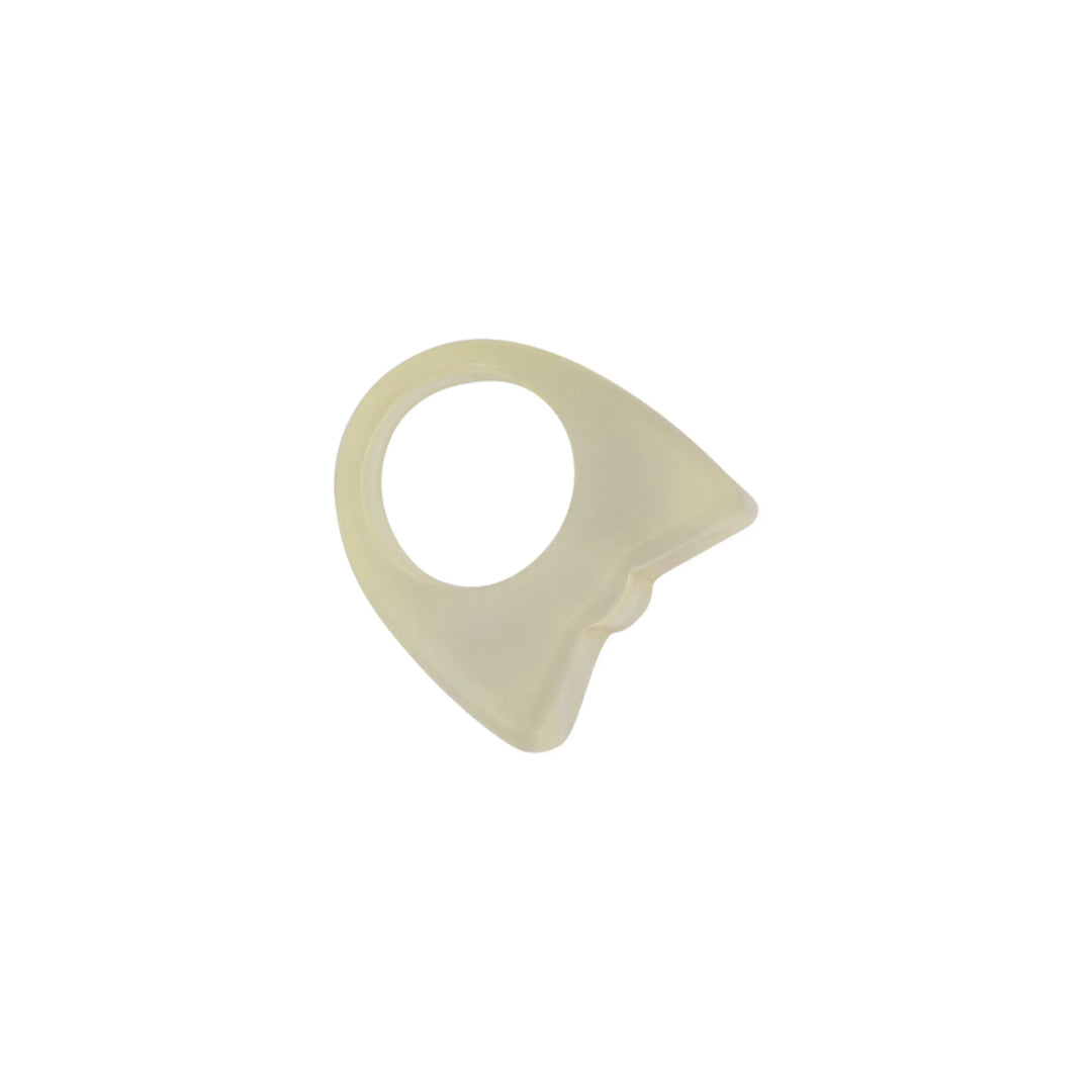 Finger ring, chunky ring in plastic, several variants 