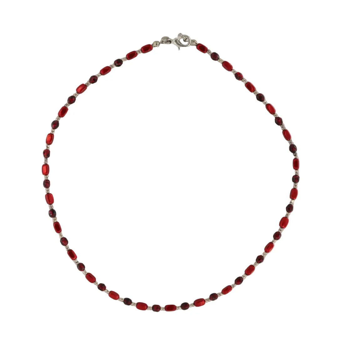 Necklace, plastic beads, several variants, 42cm 