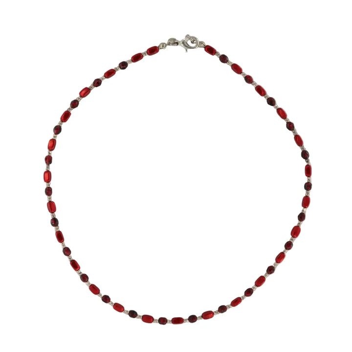 Necklace, plastic beads, several variants, 42cm 