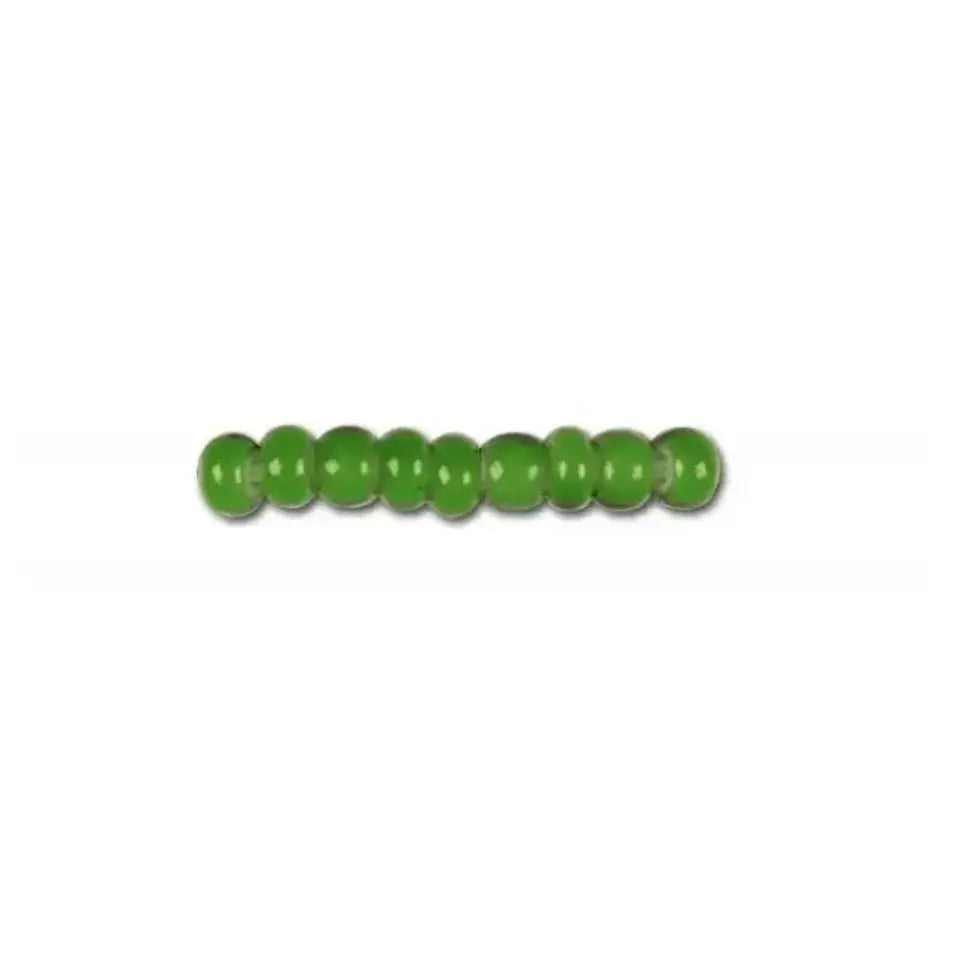 Green glass beads, preciosa, green cornelian star, bulk purchase 