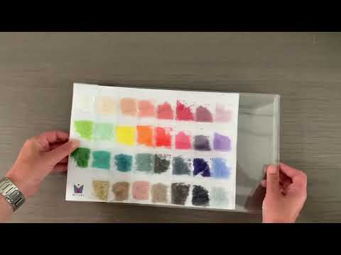 Miyuki set, kit with seed bead pearls, pearl mat and guides, 31 colors