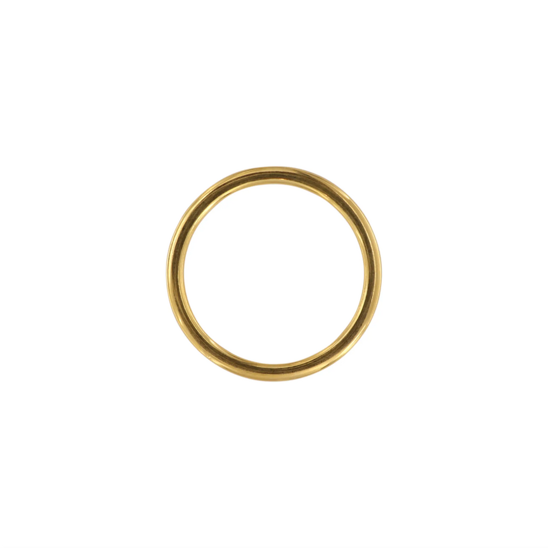 Pendant, large circle in gold-plated and silver-plated zamak 