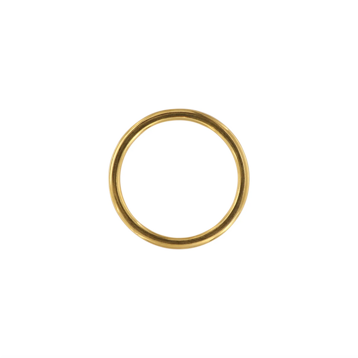 Pendant, large circle in gold-plated and silver-plated zamak 