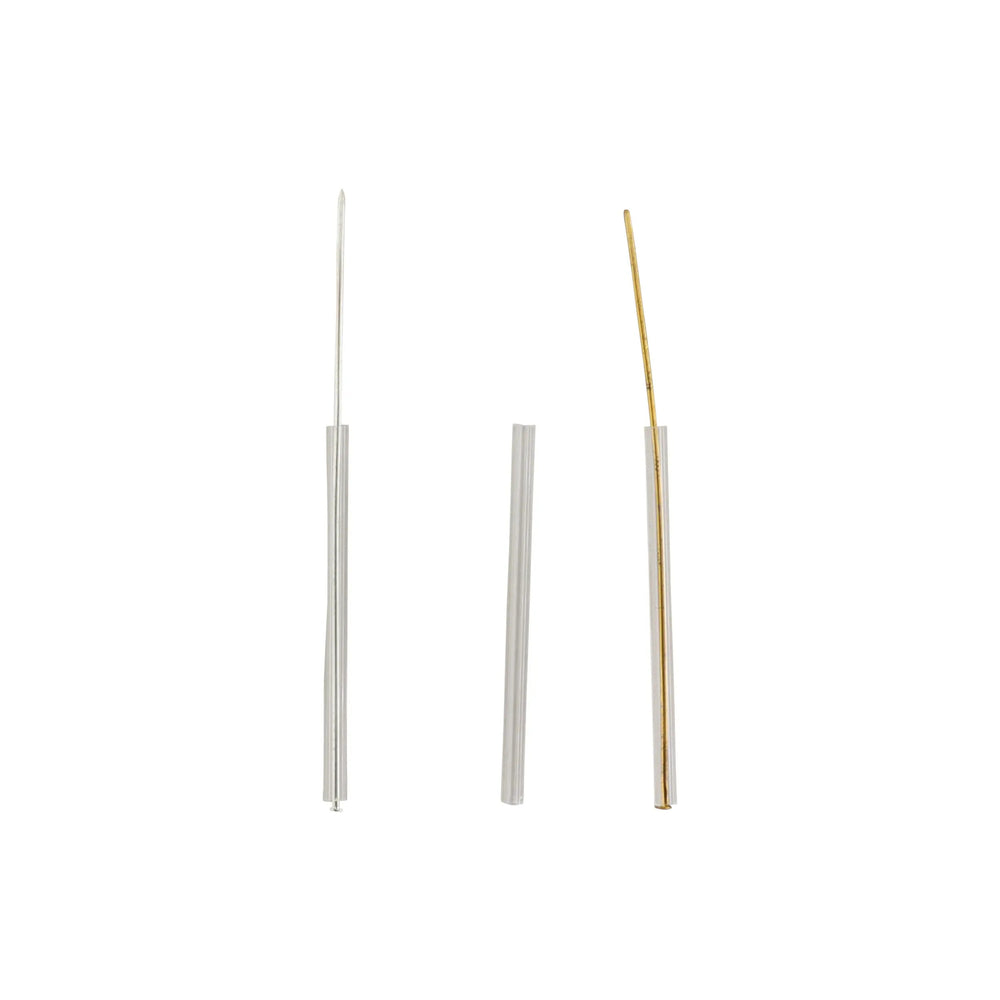 Krystal glasperler, preciosa tubes, 50 x 3 mm storkøb Preciosa