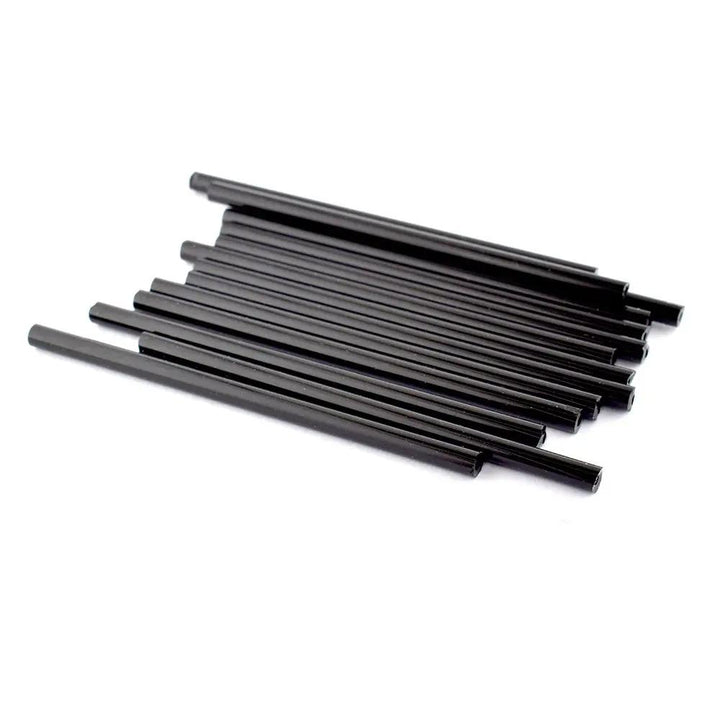 Sorte glasperler, preciosa opaque tubes, 50 x 3 mm storkøb Preciosa