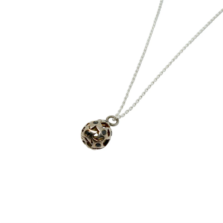 Pendant, drop, sterling silver 