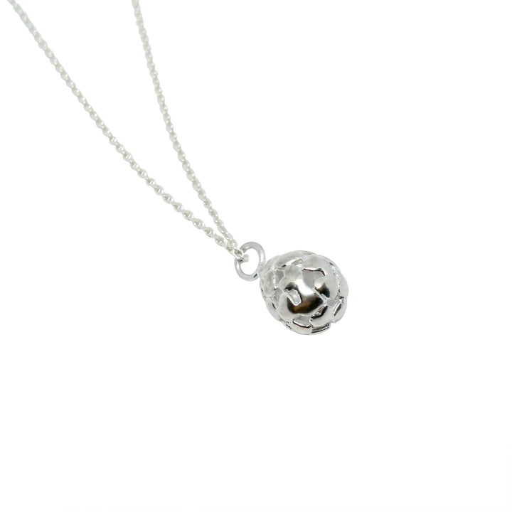 Pendant, drop, sterling silver 