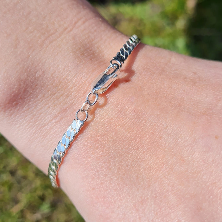 Find Armbånd, sildeben kæde, sterlingsølv, 16-19 cm/3,5 mm hos Beadhouse of Copenhagen i dag, med en altid hurtig levering!