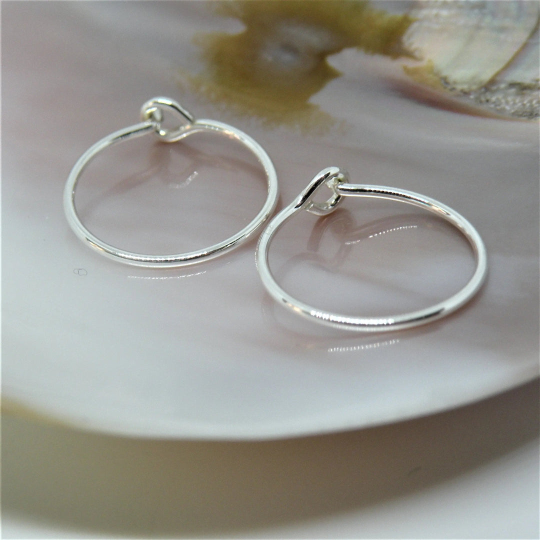 Monterings creol, 925 sterlingsølv, 15mm 0,9 mm Fritz