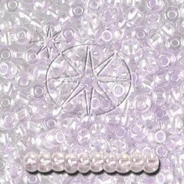 Lilla glasperler, preciosa, shiny pastel violet, storkøb Preciosa