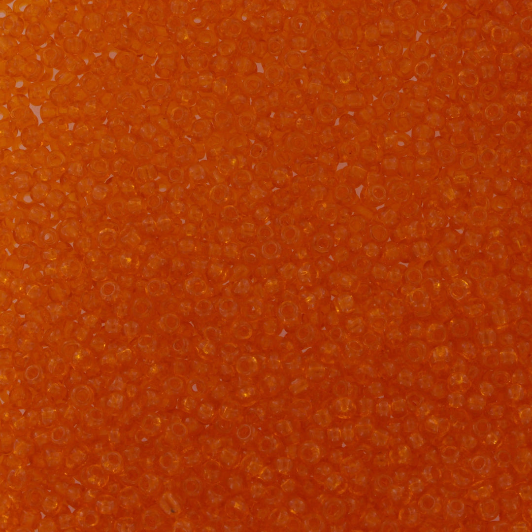 Orange glasperler,  preciosa, natural transparent light orange, storkøb Preciosa
