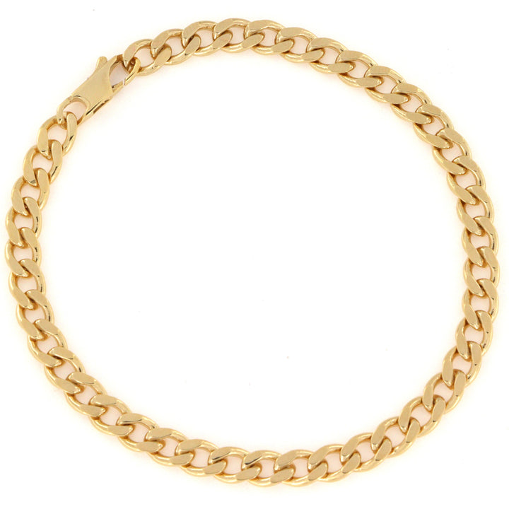 Find Armbånd, panser facet kæde, forgyldt sterlingsølv,  16-19 cm/4,5 mm hos Beadhouse of Copenhagen i dag, med en altid hurtig levering!