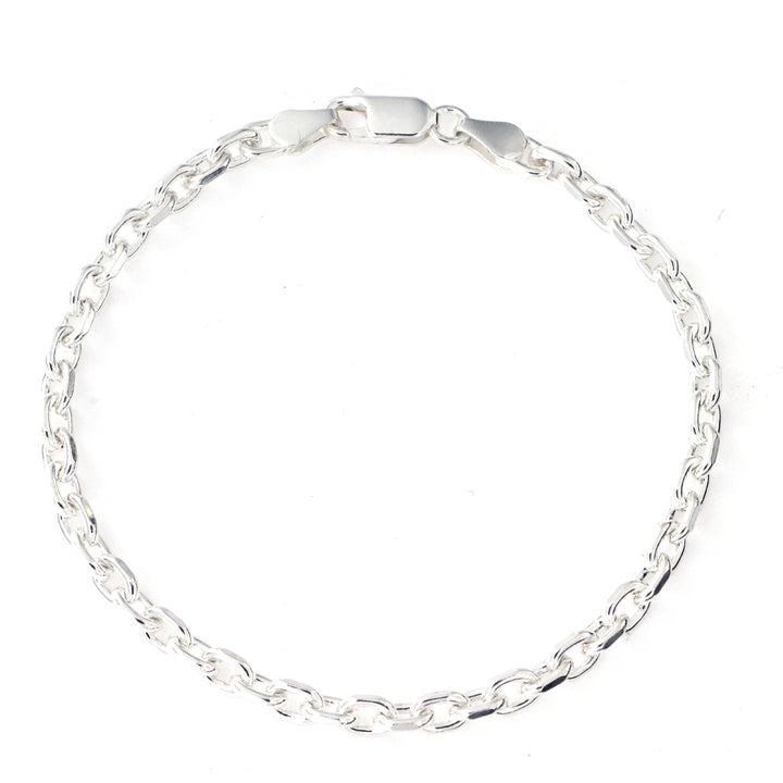 Find Armbånd, anker facet kæde, sterlingsølv, 18, 21 cm/4 mm hos Beadhouse of Copenhagen i dag, med en altid hurtig levering!
