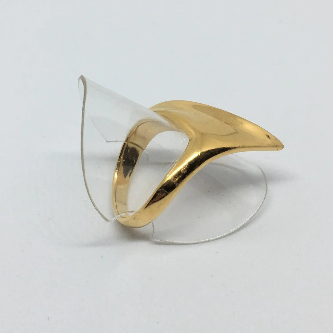 Fingerring, spids, sterlingsølv og forgyldt sterlingsølv Beadhouse of Copenhagen