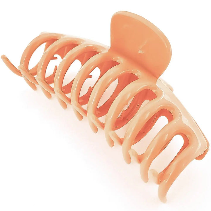 Hårklemme, stor ferskenfarvet Express