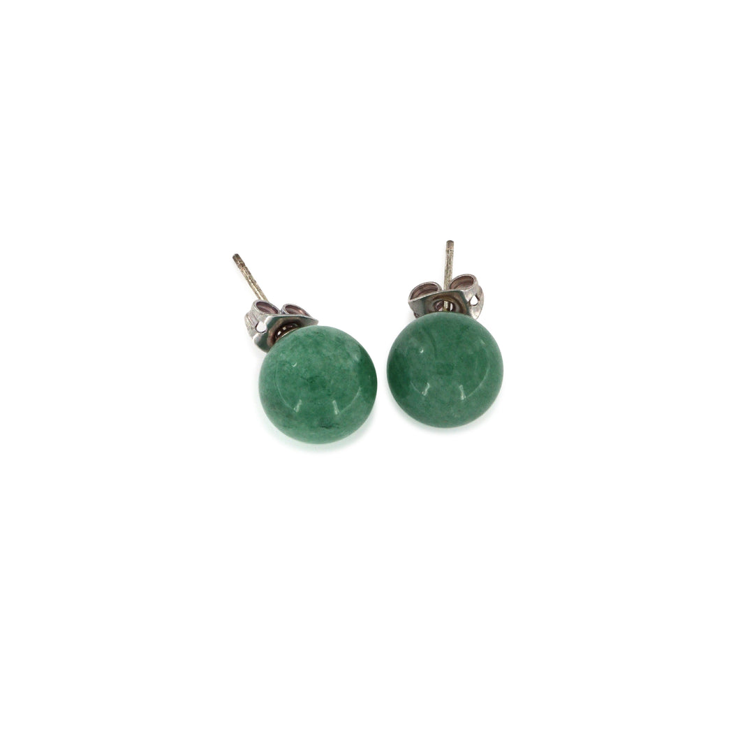 Find Øreringe, ørestikkere aventurin kugle, sterlingsølv, 10 mm hos Beadhouse of Copenhagen i dag, med en altid hurtig levering!