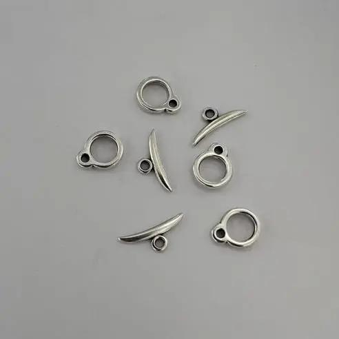 Bidsel lås i forsølvet zamak -vandfast 15 mm Greece