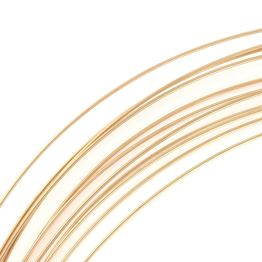 Smykketråd, wire 0,8 mm, doublé, 10 cm Fritz