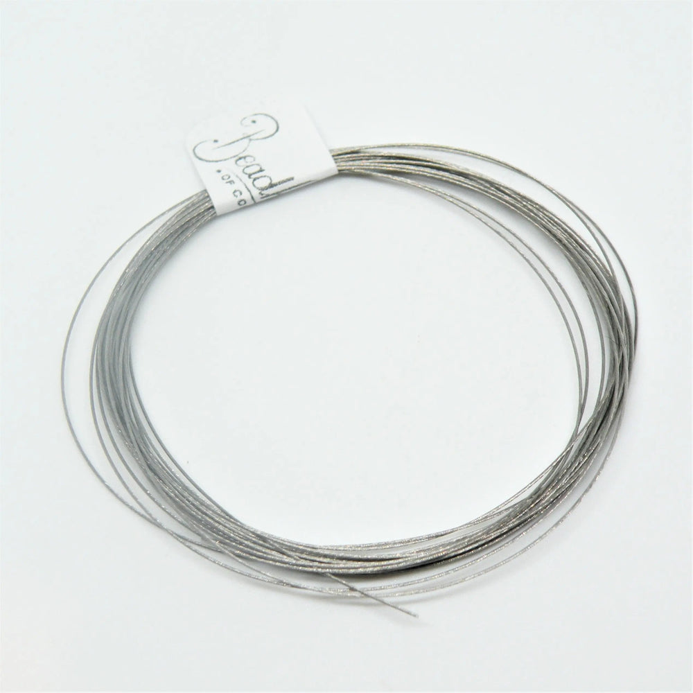 Tigerwire, japansk lys sølv, stål, 0,32 mm Tax