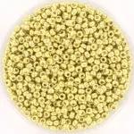 Guld glasperler, miyuki rocailles seed beads, duracoat galvanized pale soft gold Krea